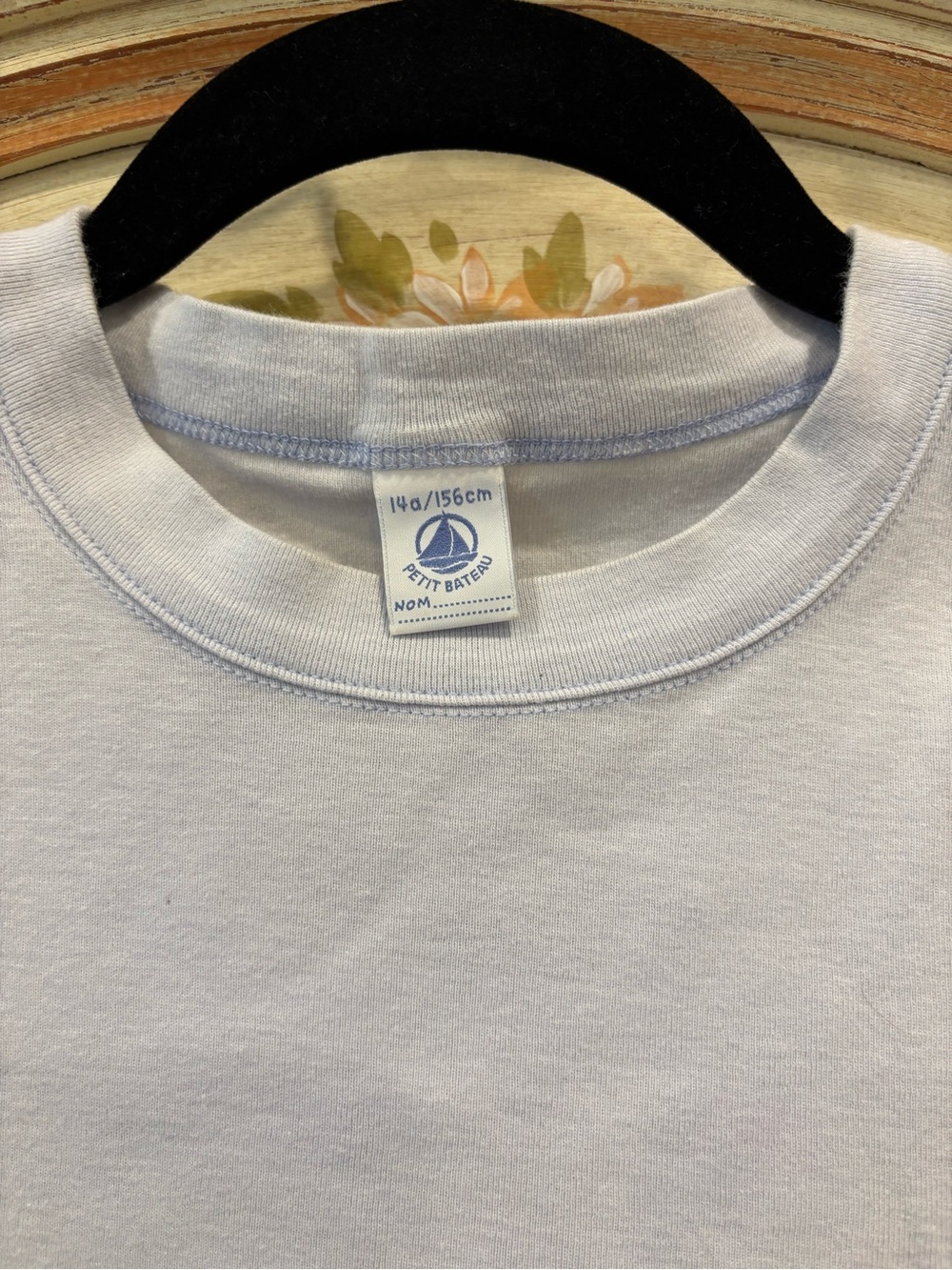 Baby Powder Blue Y2K vintage Petit Bateau Tee - Picture 2 of 5
